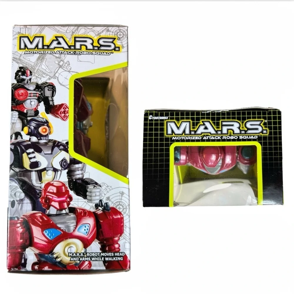 NIB Cybotronix MARS Walking Robots 7" Motorized Attack Robo Squad - Picture 4 of 8